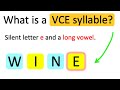 Exploring Vowel-Consonant-E Syllables with Examples