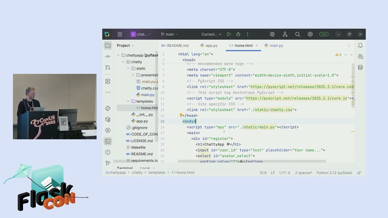 Image from Let’s PyScript: Flask frontends in Python!