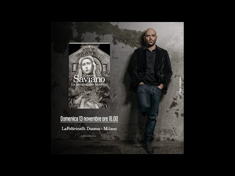 Saviano incontra i lettori di "La paranza dei bambini", a Milano